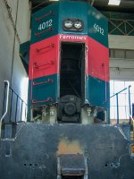 FXE SD70ACe Locomotive being repaired